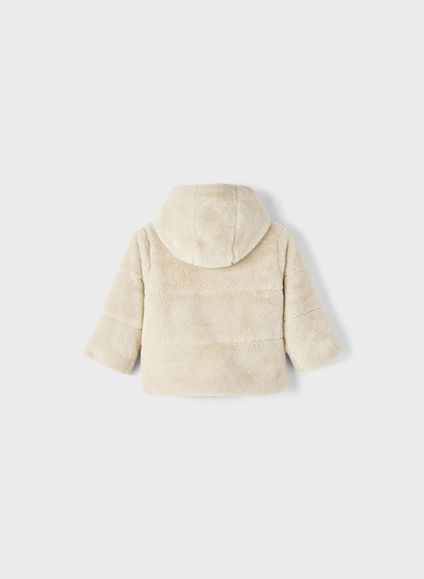 NAME.IT NMFMOSA FAKE FUR JACKET W HOOD PB