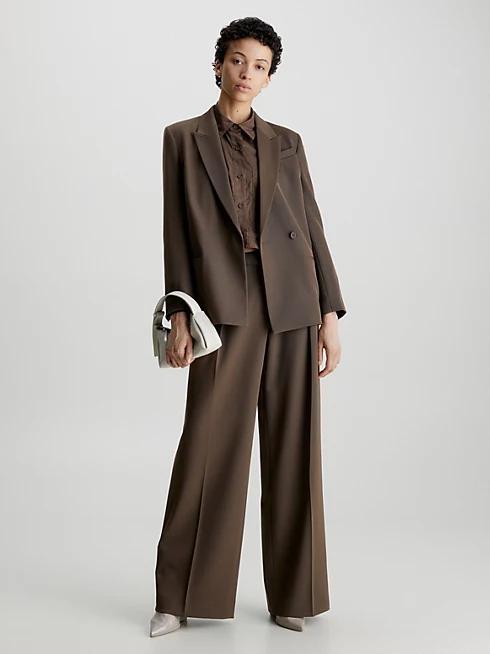 CALVIN KLEIN WOOL TWILL BLAZER