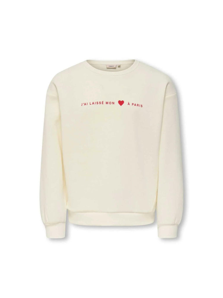 ONLY KIDS KOGMARISA L/S O-NECK LOOSE PRINTED SWT