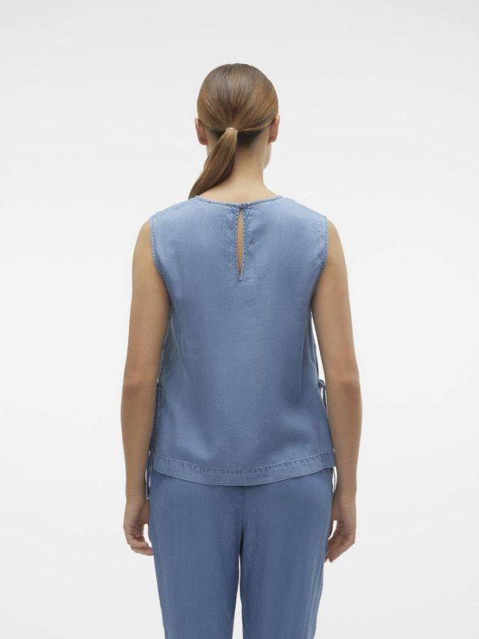 VERO MODA VMBREE SL TIE DETAILS SHORT TOP GA