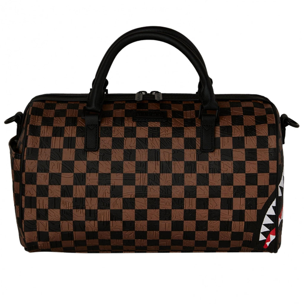 SPRAYGROUND CHECK 2 EMBOSS MINI DUFFLE