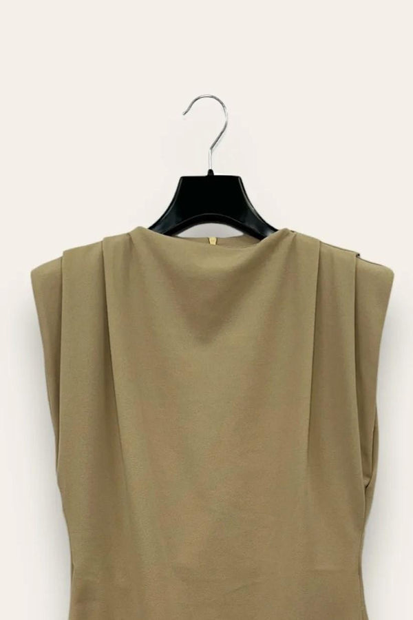 LOVEme Blusa sagomata asimmetrica in crepe