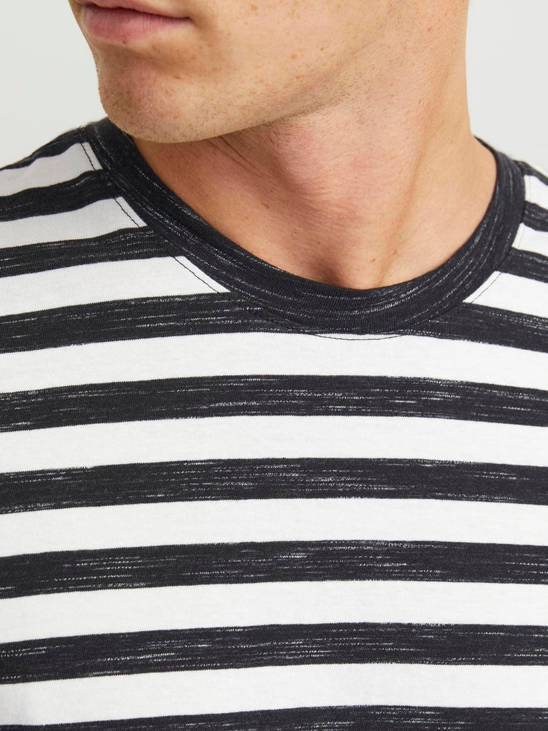JACK AND JONES JORTAMPA STRIPE TEE SS CREW NECK