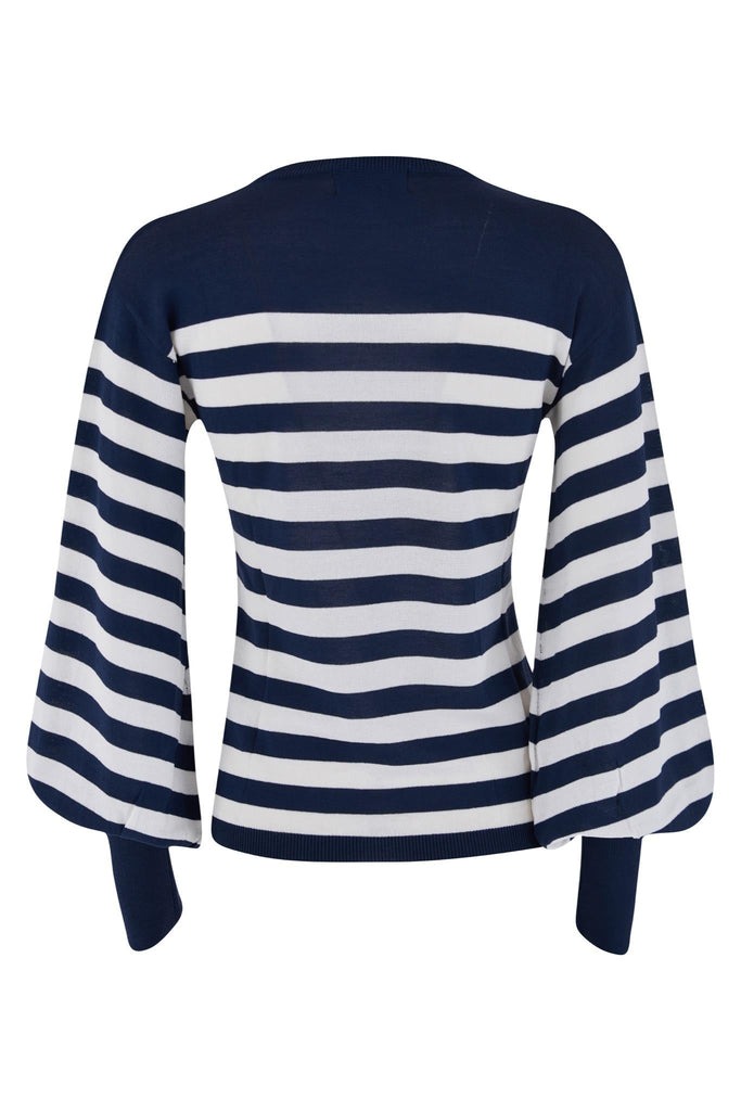 YES ZEE MAGLIA DONNA GIROCOLLO CON POLSO A SBUFFO