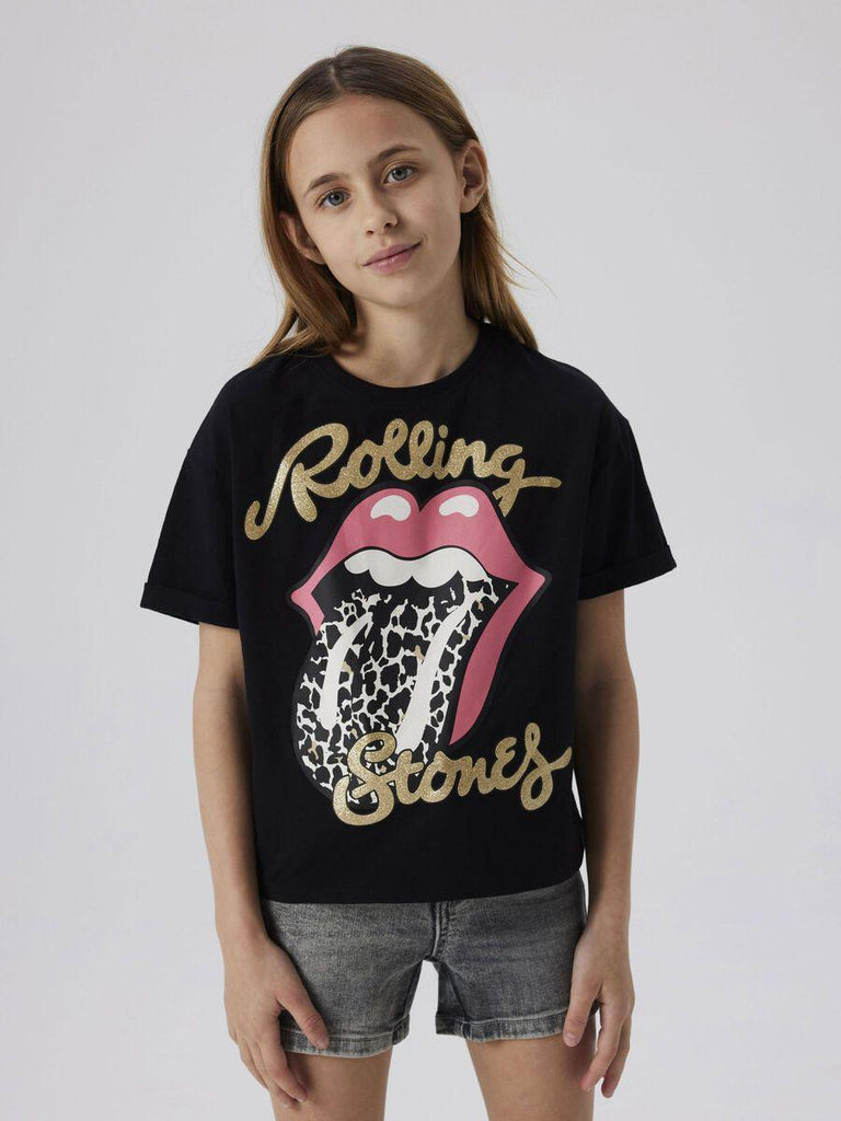 NAME.IT NKFFARDA ROLLINGSTONES SS NREG TOP UNV