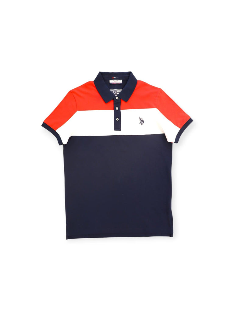 U.S. POLO ASSN.U ALPH-POLO SS TRICOLOR
