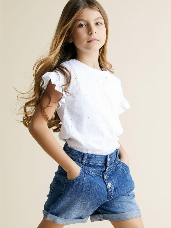 GUESS DENIM TENCEL SHORTS