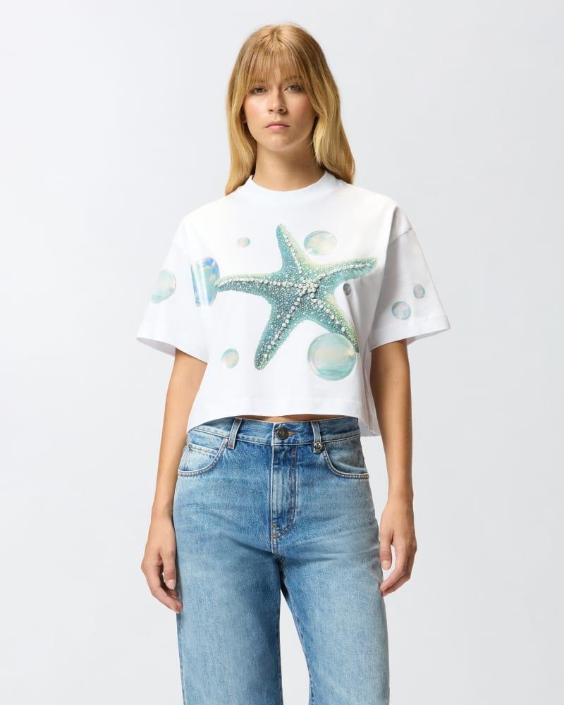 PINKO TORTILLA T-SHIRT JERSEY COTONE