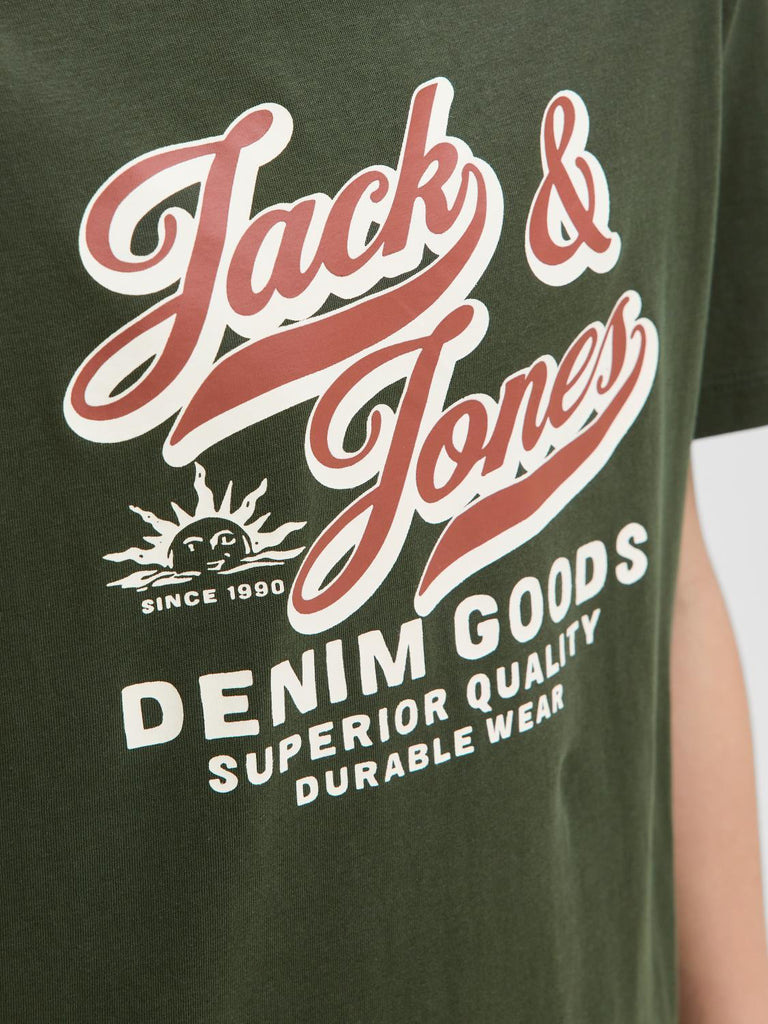 JACK JONES KIDS JJELOGO TEE SS ONECK 2 COL AW25 NOOS JNR