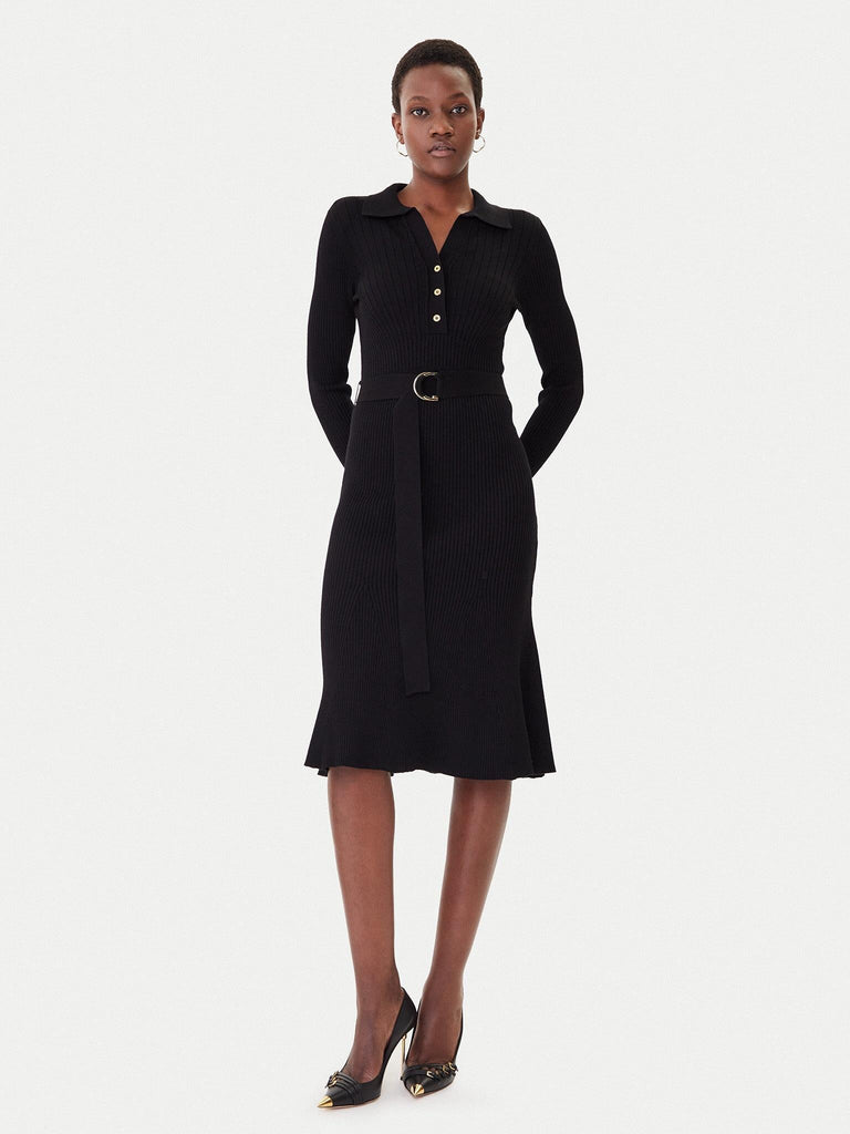 GUESS MARCIANO AGATHE POLO LS DRESS SWTR