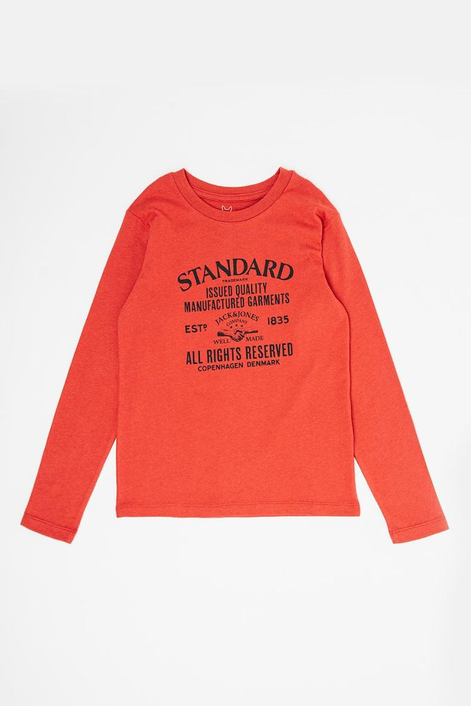 JACK JONES KIDS JJEJEANS TEE LS O-NECK 23/24 NOOS JNR
