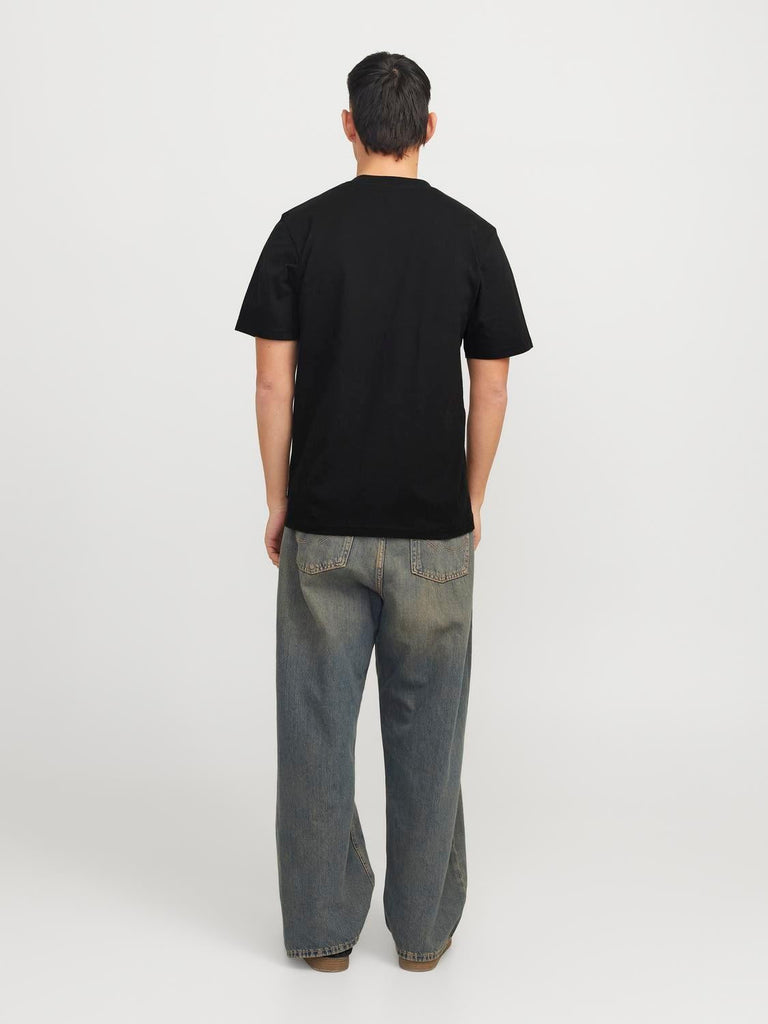 JACK AND JONES JCOTARMAC CAMO FRONT TEE SS CREW NECK