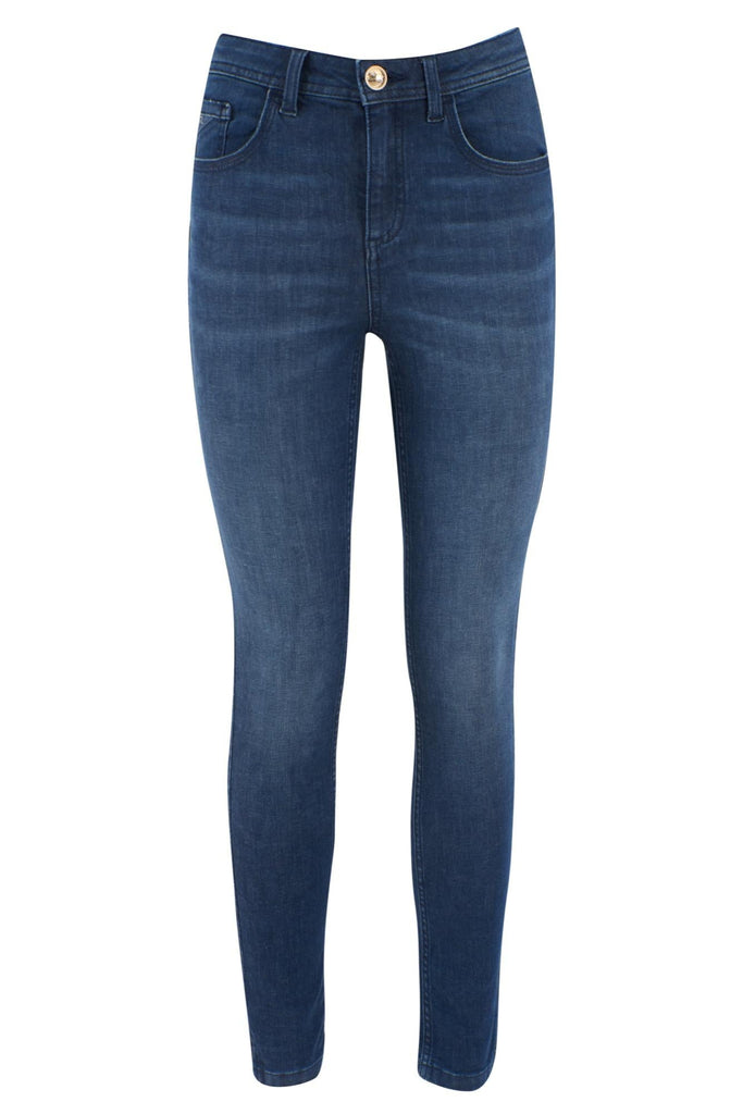 YES ZEE JEANS DONNA TIPO 5 TASCHE, PUSH UP