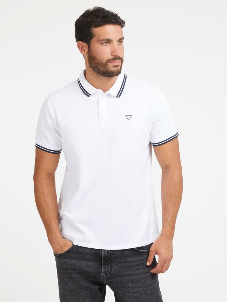GUESS SS SPORTS PIQUE TRNGL POLO