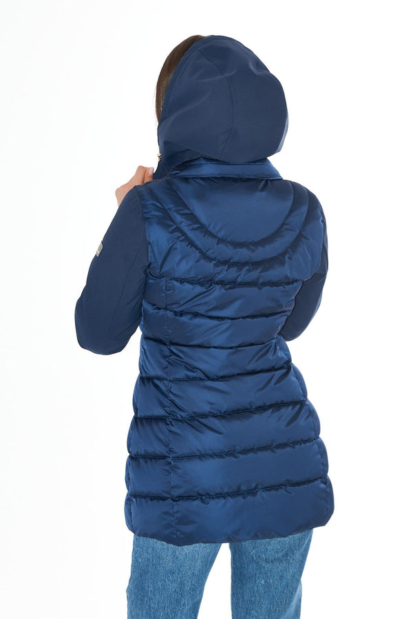 YES ZEE CAPPOTTO DONNA TRAPUNTATO,FINTO GILET STACCABIL