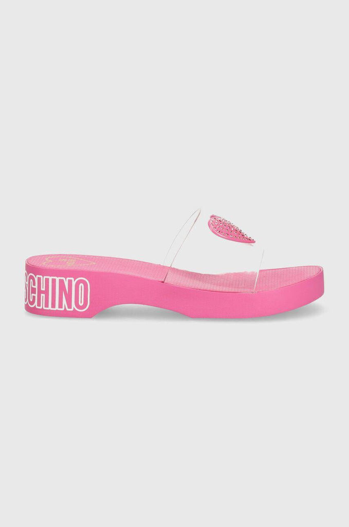 LOVE MOSCHINO SABOTD.EVA45 GOMMA TRASP/FUXIA
