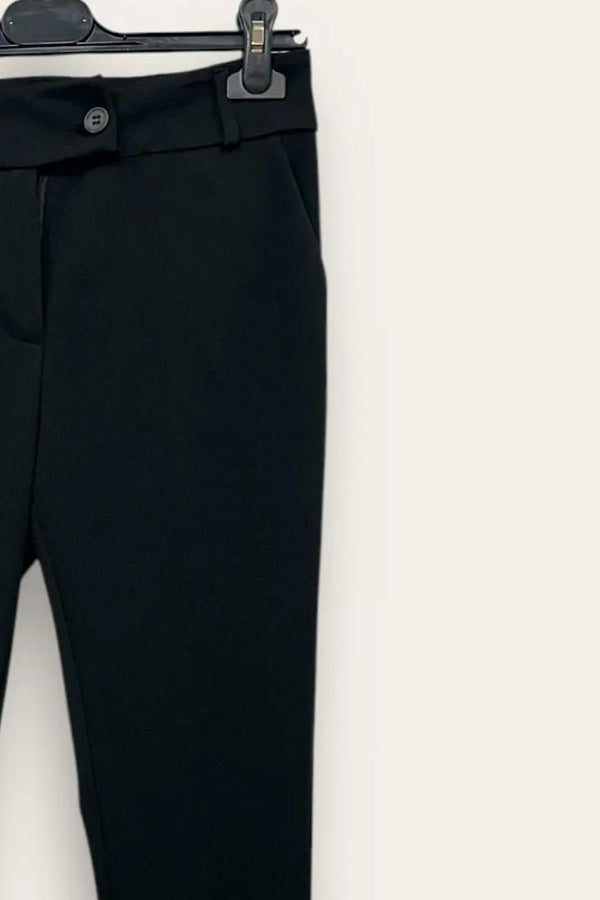 LOVEme Pantalone a sigaretta in crepe