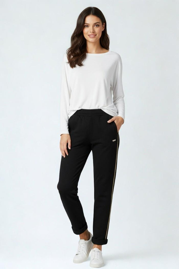 MARKUP PANTALONE IN FELPA CON CATENA