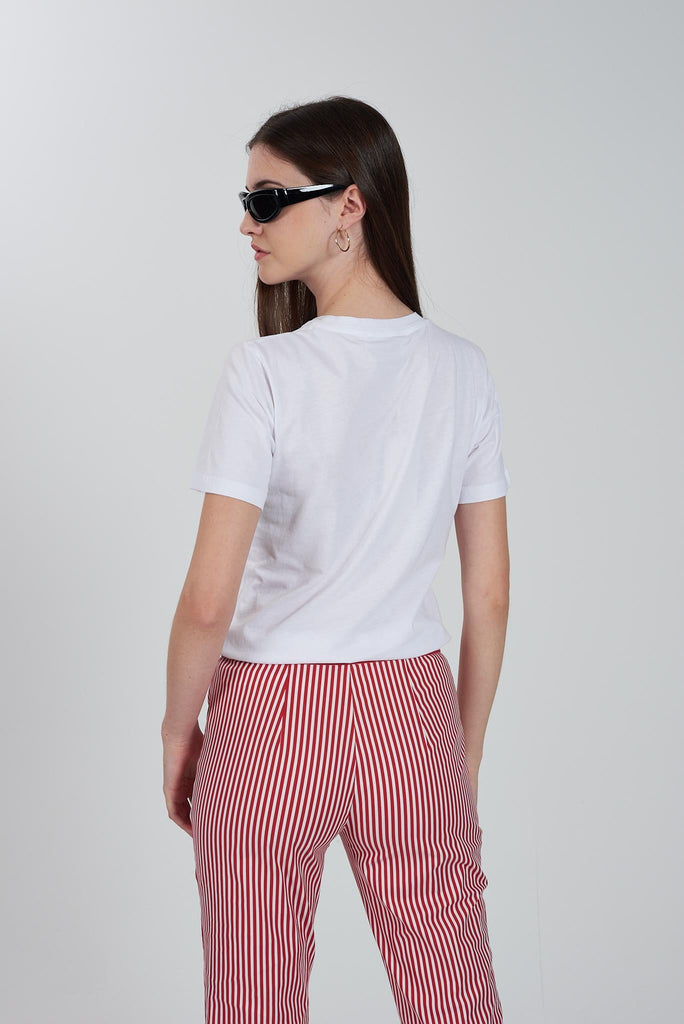 YES ZEE T-SHIRT DONNA CORTA, GIROCOLLO, M/C