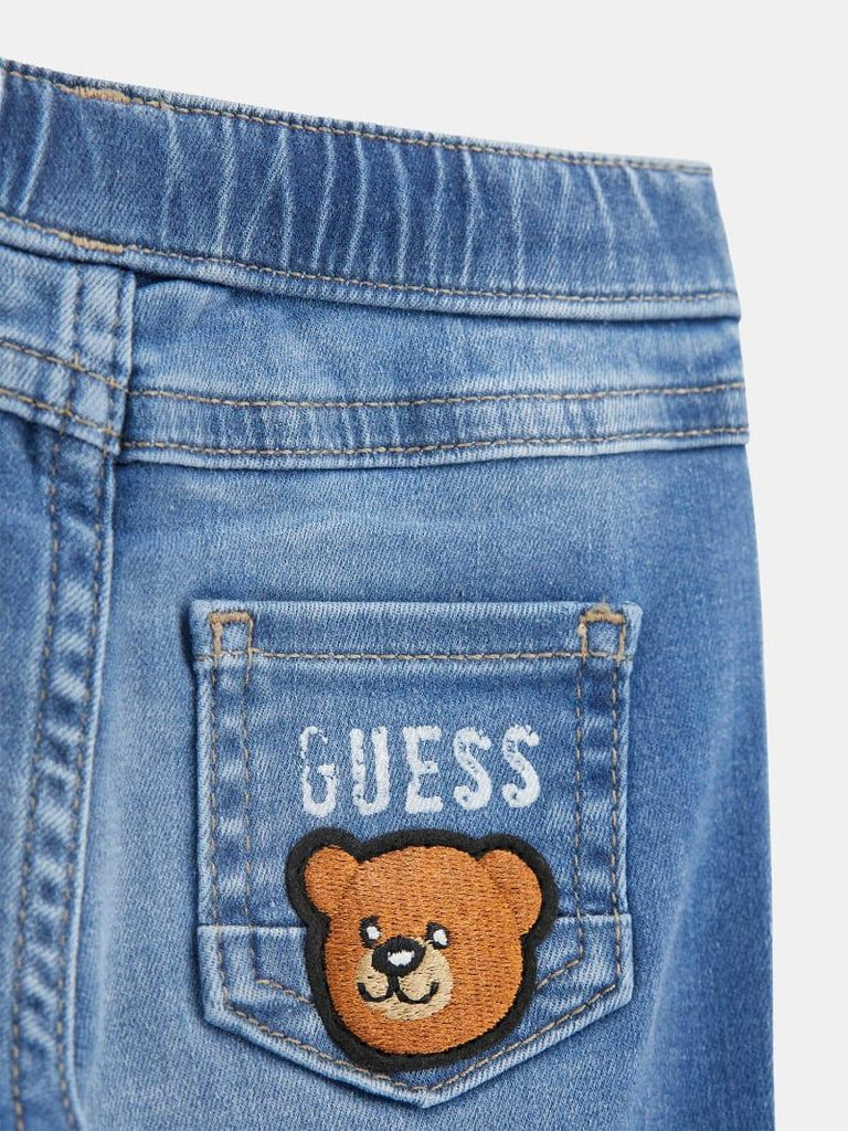 GUESS STRETCH DENIM PULL ON PANTS