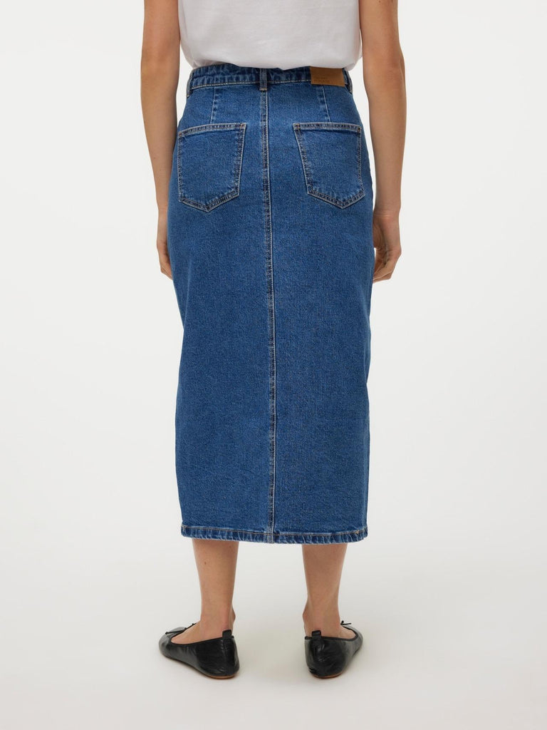 VERO MODA VMVERI HR CALF DENIM SKIRT GA MIX NOOS