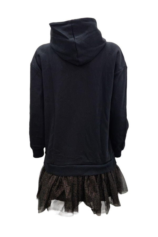 TWINSET ABITO IN FELPA CON GONNA IN TULLE