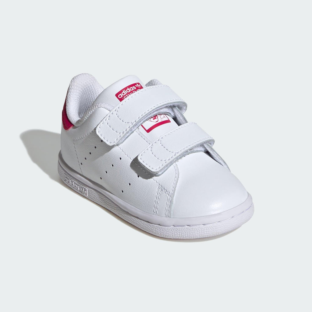 ADIDAS ORIGINALS STAN SMITH CF I     FTWWHT/FTWWHT/BOPINK