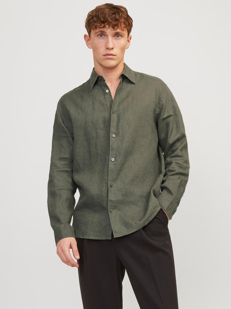 JACK AND JONES JPRCCLAWRENCE LINEN SHIRT L/S