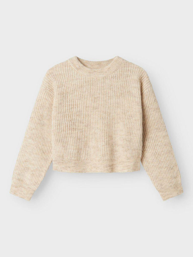NAME.IT NKFHOLLY LS BOXY SHORT KNIT NOOS