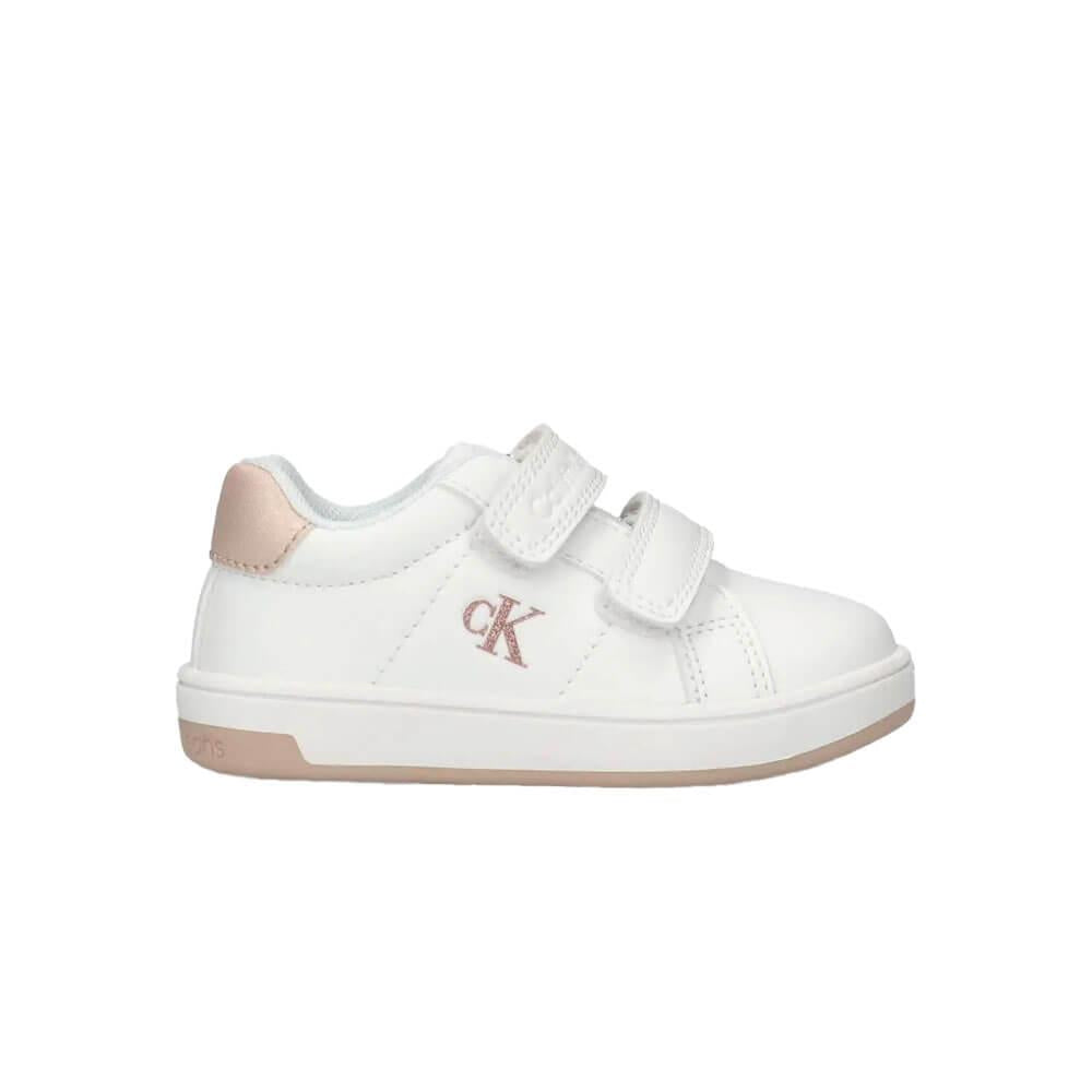 CALVIN KLEIN JEANS SNEAKER BASSA VELCRO