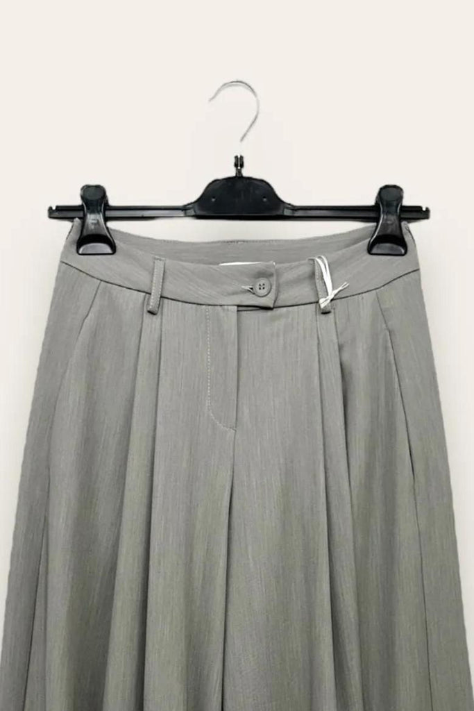 LOVEme Pantalone a gamba larga con doppia pinces