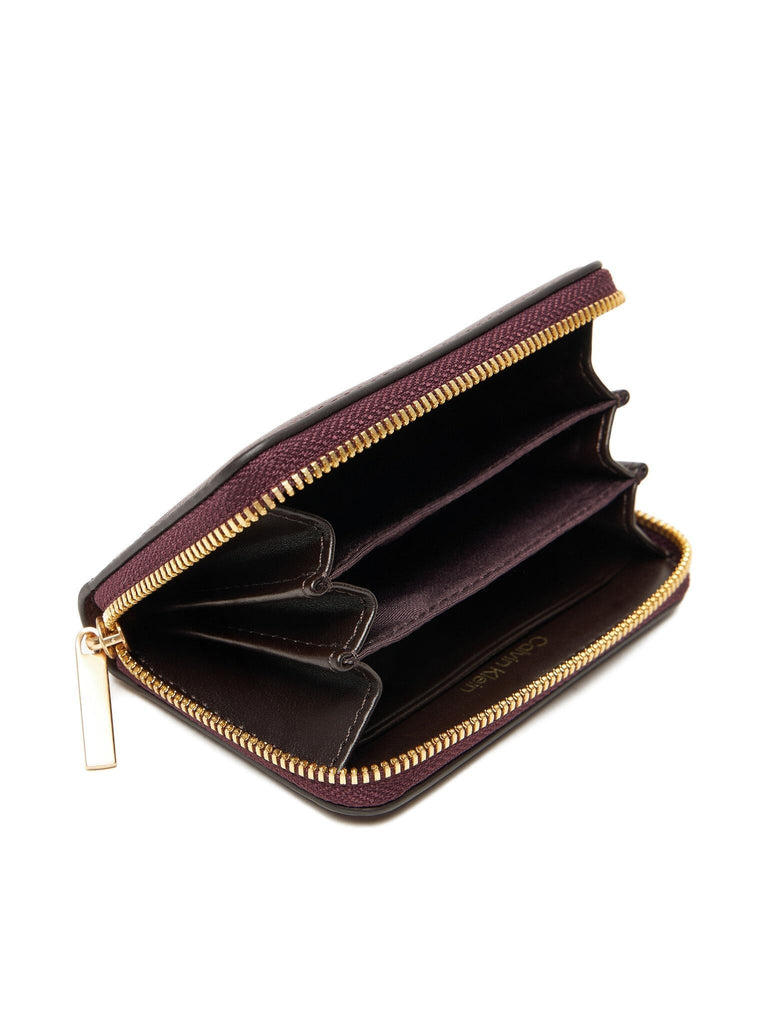 CALVIN KLEIN FOIL LOGO MEDIUM ZIP AROUND