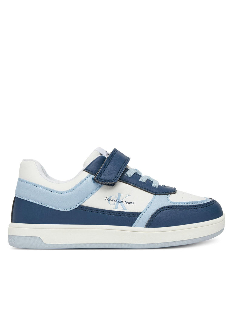 CALVIN KLEIN JEANS SNEAKER BASSA LACCI/VELCRO