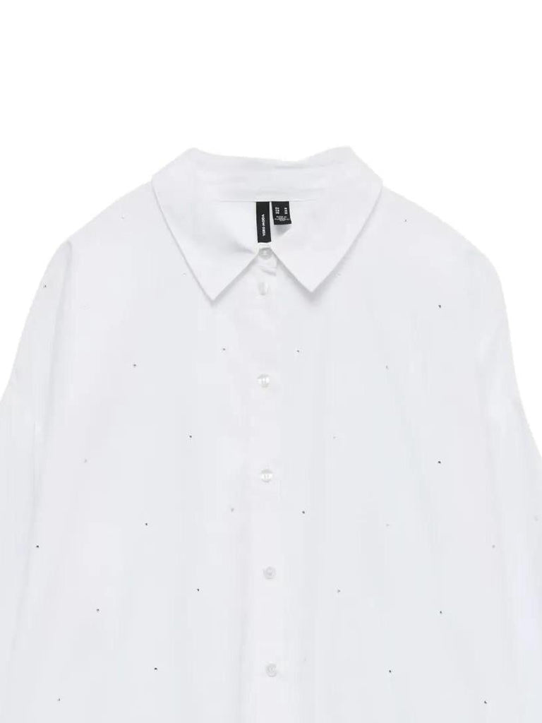 VERO MODA VMFANNI RHINESTONE LS SHIRT WVN NOOS
