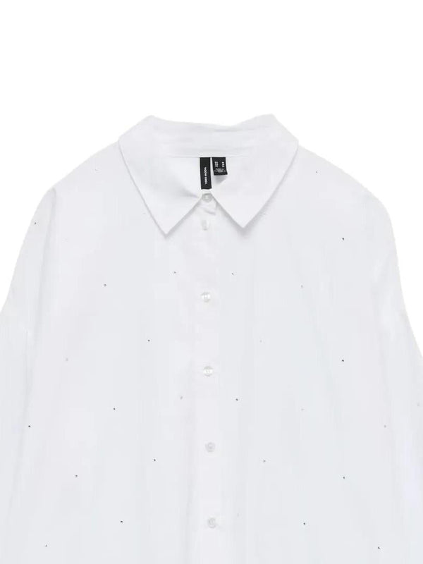 VERO MODA VMFANNI RHINESTONE LS SHIRT WVN NOOS