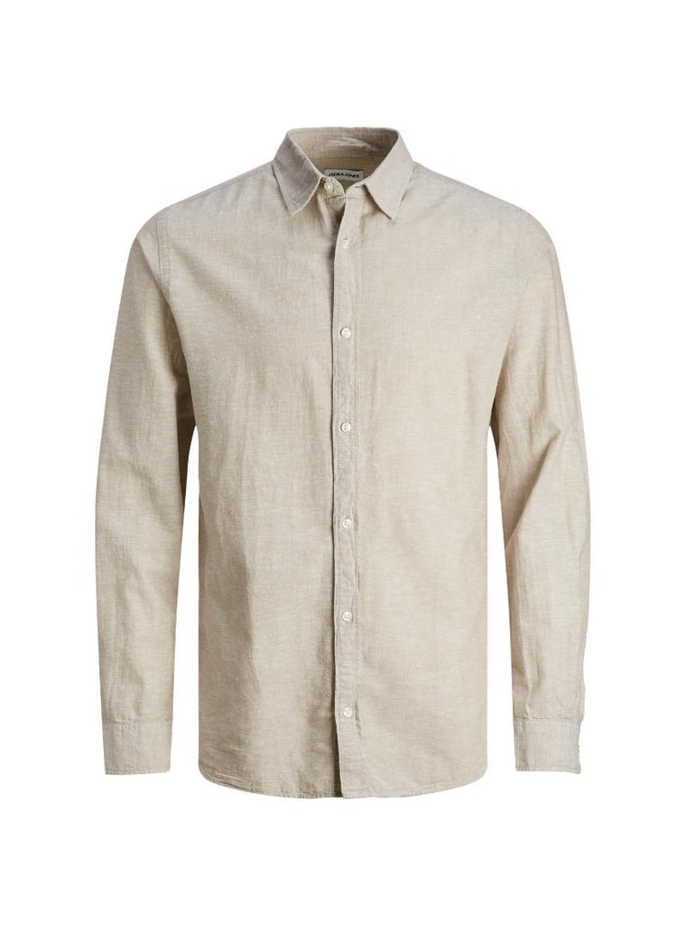 JACK AND JONES JJELINEN BLEND SHIRT LS SN