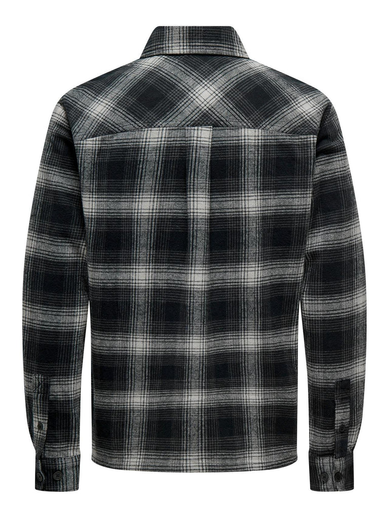 ONLY&SONS ONSCEDRIC LIFE CHECK OVERSHIRT NOOS