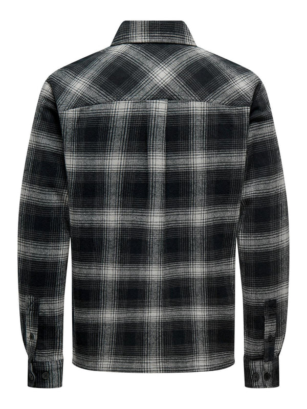 ONLY&SONS ONSCEDRIC LIFE CHECK OVERSHIRT NOOS