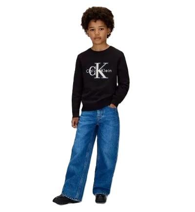 CALVIN KLEIN FESTIVE MONO SWEATSHIRT