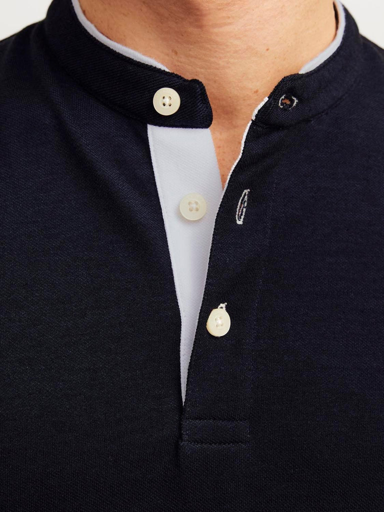 JACK AND JONES JJEPAULOS MAO POLO SS NOOS