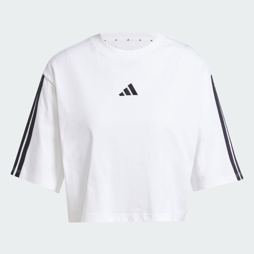 ADIDAS W 3S SJ TLR T       WHITE/BLACK