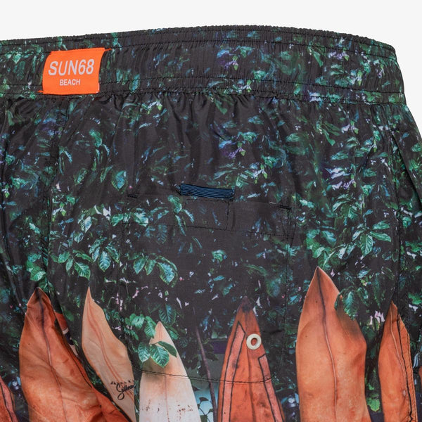 SUN68 SWIM PANT DIGITAL PRINT