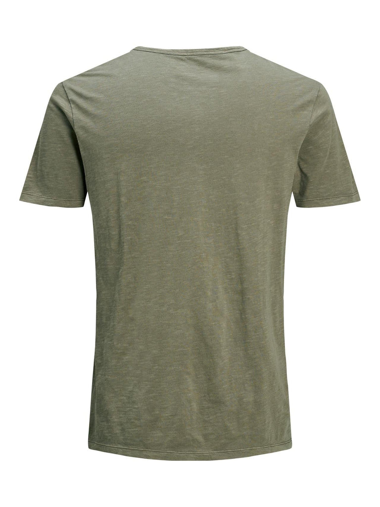 JACK AND JONES JJESPLIT NECK TEE SS NOOS