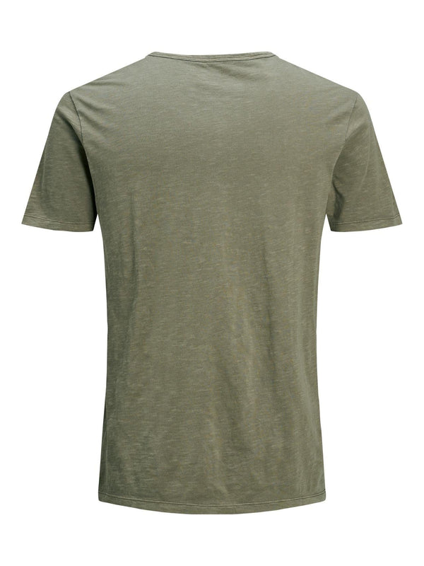 JACK AND JONES JJESPLIT NECK TEE SS NOOS