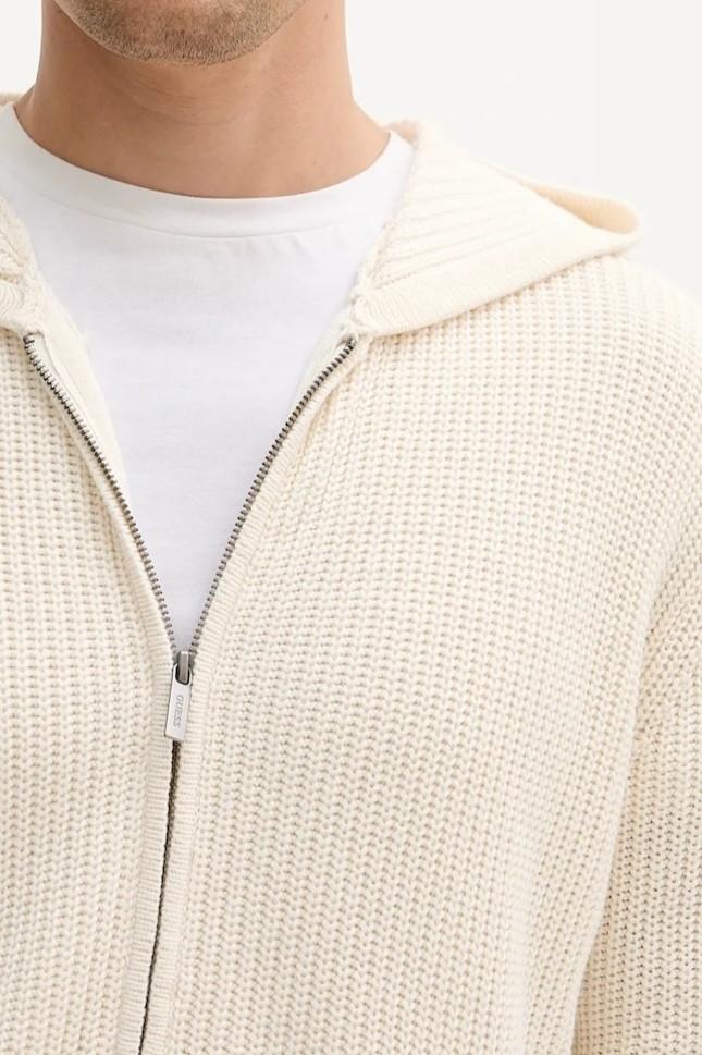 GUESS HAYWOOD ZIPPED HOODIE CARDI