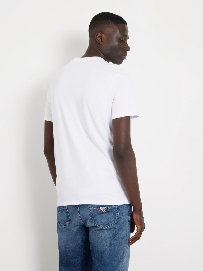 GUESS SS CN SHINY GEL TRIANGLE TEE