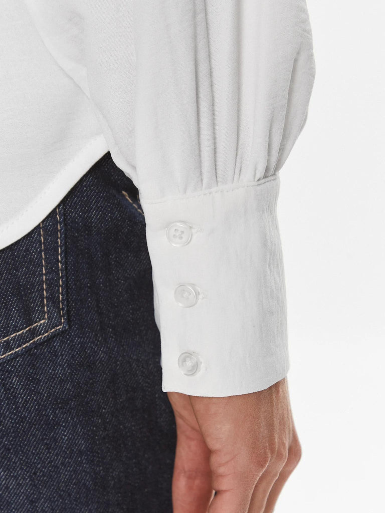 VERO MODA VMALVA BRIT LS TIE TOP WVN GA