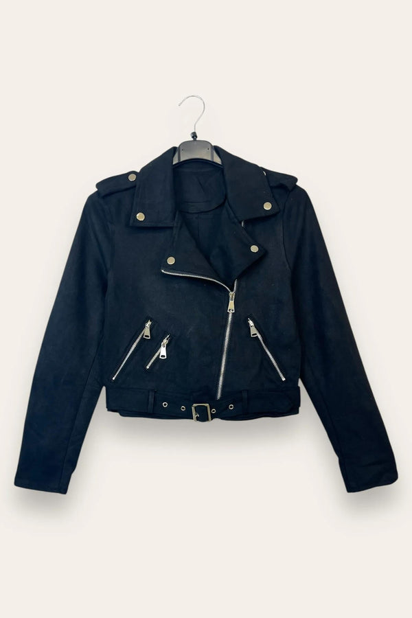 LOVEme Giacca chiodo in dainetto