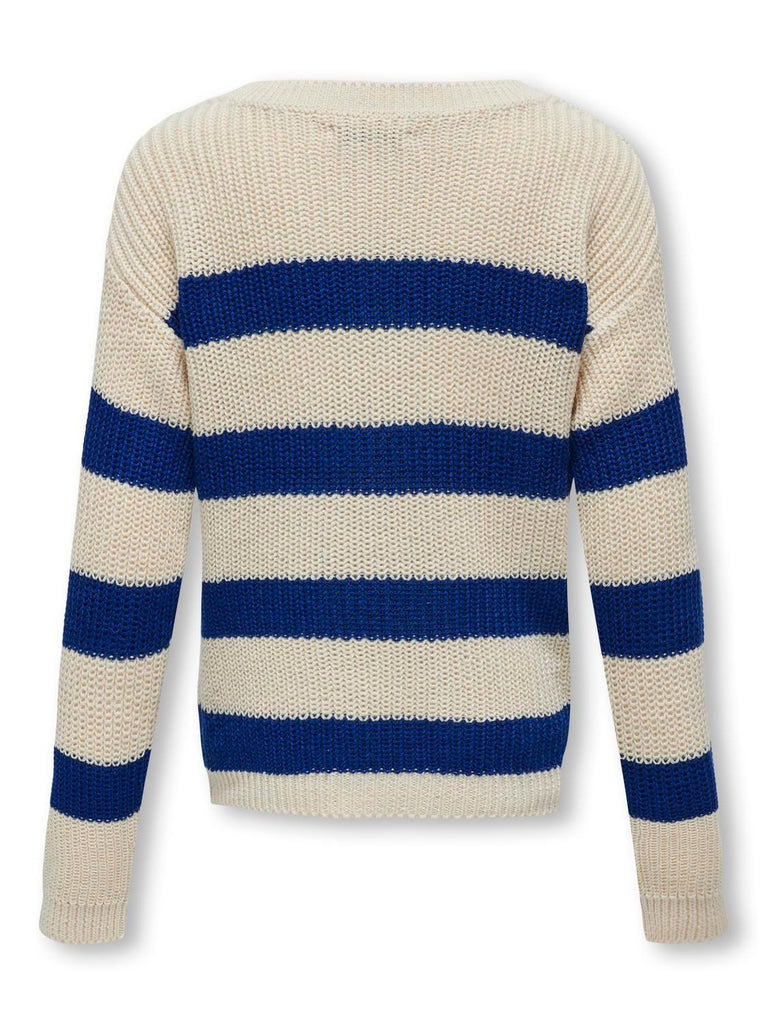 ONLY KIDS KOGSIF LS STRIPED PULLOVER KNT