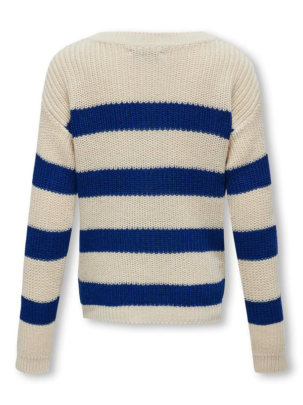 ONLY KIDS KOGSIF LS STRIPED PULLOVER KNT